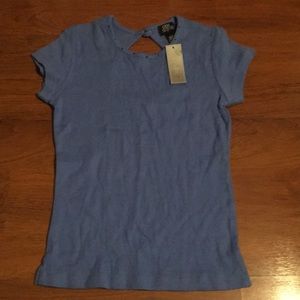 Blue short sleeved shirt